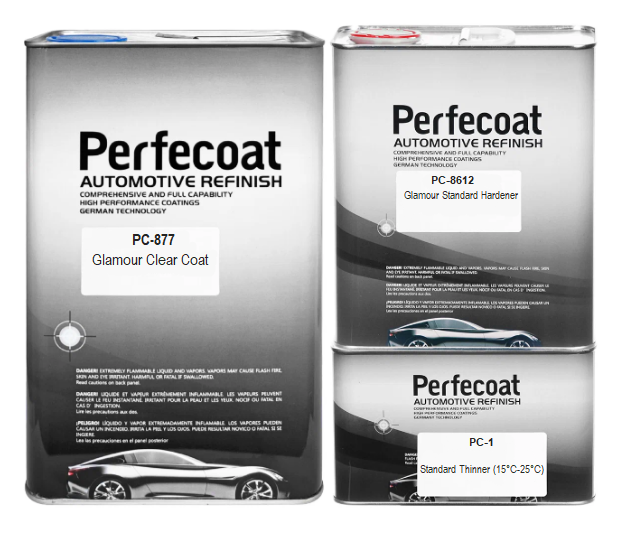Perfecoat Комплект Лак PC-877 5л + отвердитель PC-8612 2,5л + разбавитель PС-1 1л