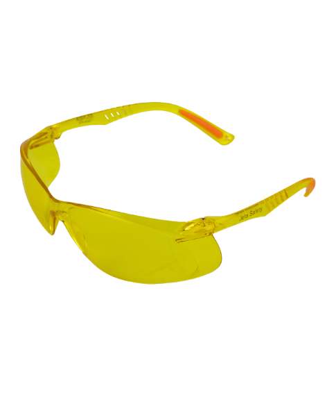 JETA SAFETY  Очки защитные JSG-7680A Optic-Fit открытого типа, янтарные линзы
