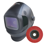 Специальное предложение: при покупке сварочной маски TECMEN ADF 950D-G пять лепестковых кругов TYROLIT Premium CERABOND X 27A 125x22,23 мм, Р40 в подарок!