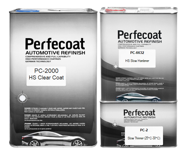 Perfecoat Комплект Лак PC-2000 5л + отвердитель PC-6623 2,5л + разбавитель PC-2 1л
