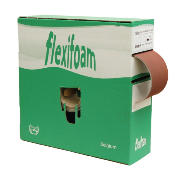 Flexifoam Шлифовальная губка на поролоне Red Soft Roll