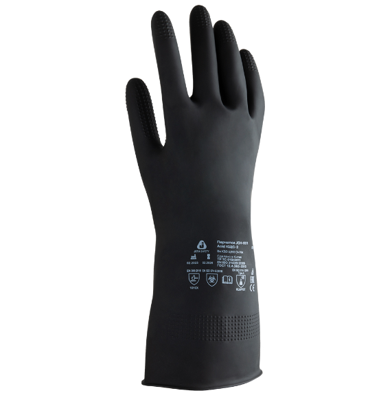 JETA SAFETY JCH-601 Acid КЩС-2 Латексные перчатки