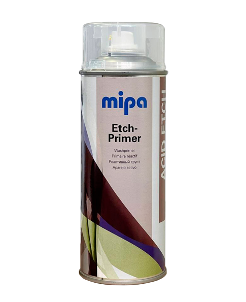 Mipa Etch-primer washprimer Грунт реактивный 400мл аэрозоль желто-зелёный