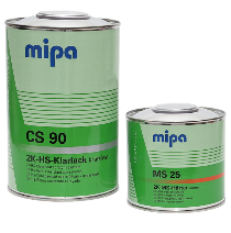 Стойкий к царапинам акриловый лак Mipa CS 90 2K-HS с отвердителем MS 25 по спеццене!